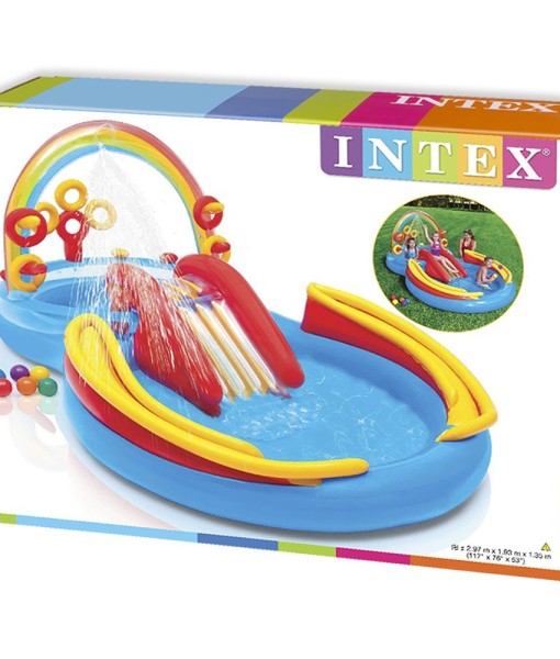 intex rainbow ring pool