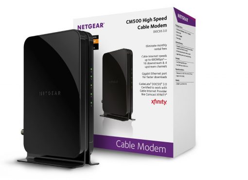 NETGEAR-DOCSIS-30-High-Speed-Cable-Modem-Certified-for-Comcast-XFINITY-Time-Warner-Cable-Cox-Charter-moreCM500-100NAS-B00R92CEVU