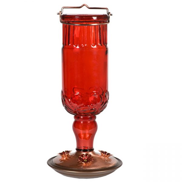 Perky-Pet-8119-2-Red-Antique-Bottle-Hummingbird-Feeder-B007UII372