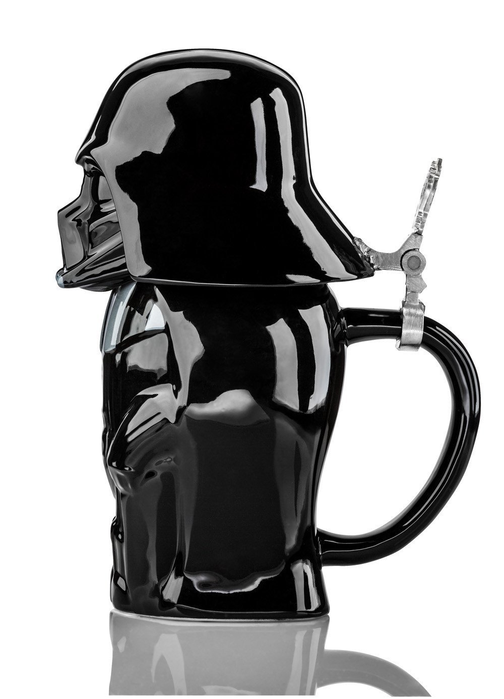 Star Wars C-3PO Beer Stein - Collectible Ceramic Mug with Metal Hinge - 32  oz 